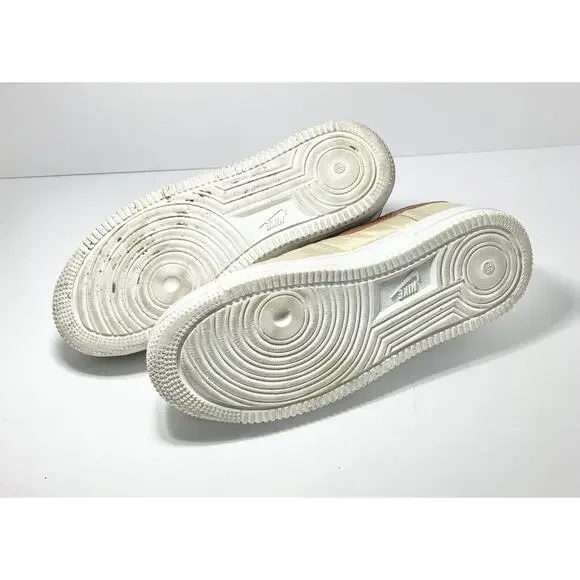 Used Size US 8.5 EU 39 Womens Nike Air Force 1 Shadow Shoes No Box DZ4705-200 - Picture 13 of 13